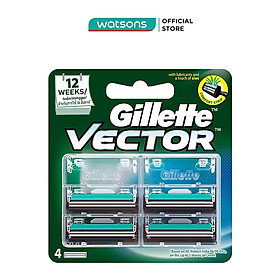 Lưỡi Dao Cạo Gillette Vector Plus 4 Cái