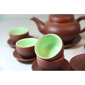 Mua Chén  Đĩa Uống Trà Đất Đỏ Đẹp