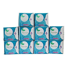 Bộ BVS ban đêm COTTON BELLE FLORA