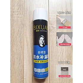 1000ml - Bình xịt sơn chống thấm trần nhà Bixuan dung tích lớn, sơn chống thấm chống dột tường công nghệ Thụy Sĩ