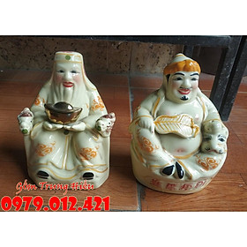 Tượng Thần Tài Thổ Địa Bát Tràng cao 20cm