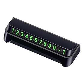Hình ảnh Bảng số điện thoại trang trí trên taplo ô tô, xe hơi (Mã RM-131Z)
