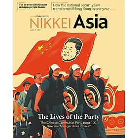 Hình ảnh Nikkei Asian Review: Nikkei Asia - 2021: THE LIVES OF THE PARTY - 27.21 tạp chí kinh tế nước ngoài, nhập khẩu từ Singapore