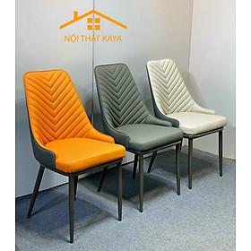 Mua Ghế Luxury Nhập Khẩu Bọc Da Cao Cấp Microfiber - Khung và chân ghế bằng Thép Carbon sơn tĩnh điện chống rỉ sét KY-GH04