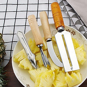 Mua 【Có hàng sẵn】4Pcs/Set Dụng Cụ Cắt Dứa Bằng Thép Không Gỉ