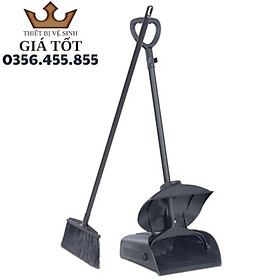 Mua Bộ ky hốt rác có nắp đậy và chổi nhựa cao cấp hàng chính hãng