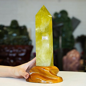 Trụ Đá Thạch Anh vàng 1,7kg - cao 29cm