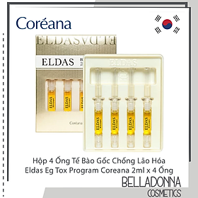 Tinh Chất Tế Bào Gốc Tái Tạo & Trẻ Hóa Làn Da Eldas EG Tox Program Coreana (2ml x 4)