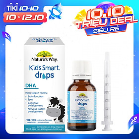 NATURE S WAY KIDS SMART DROPS DHA - SIRO BỔ SUNG DHA DẠNG NƯỚC