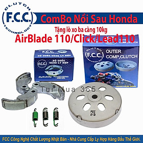 Combo Nồi Sau FCC Honda AirBlade 110cc, Click, Lead110 ( Japan )