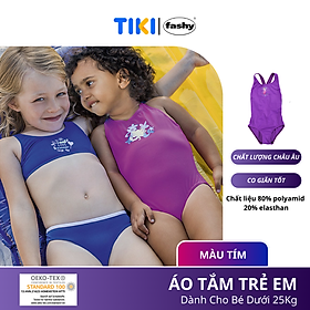 Áo tắm trẻ em Fashy cao cấp 100% nhập khẩu từ Đức, tiêu chuẩn châu Âu - Size cho bé dưới 25kg - Màu tím - 128