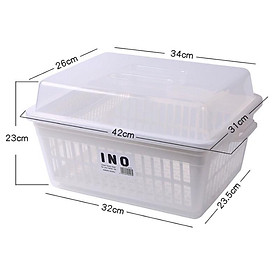 Mua Rổ Úp Chén Đĩa (Kèm Nắp Đậy) - Nội Địa Nhật Bản