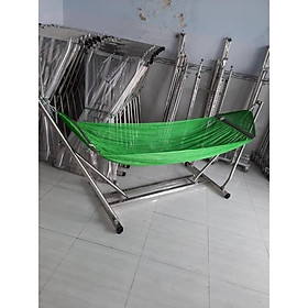Mua Khung võng xếp chân vuông inox 100% đay 1.2mm