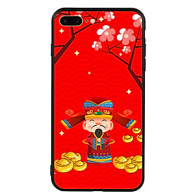 Ốp Lưng Viền TPU cho điện thoại Iphone 7 Plus/8 Plus - Thần Tài 01
