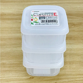 Set 3 hộp nhựa 200ml nội địa Nhật Bản