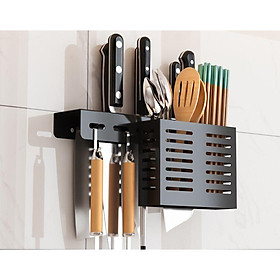Mua Giá cài dao  để đũa thìa  hàng cao cấp  chết liệu thép carbon sơn tĩnh điện bền đẹp  treo tường không cần khoan vít