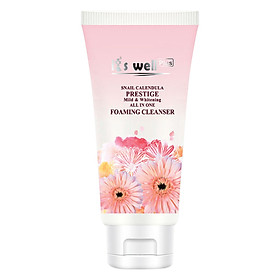 Sữa Rửa Mặt Làm Dịu Da Kích Ứng Và Dưỡng Trắng Da It's Well Plus Snail Calendula Prestige Mild & Whitening All In One Foaming Cleanser CPFC-M (150ml)