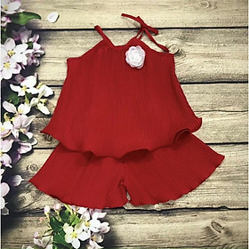 Đồ bộ bé gái dập li cao cấp ,quần áo trẻ em siêu xinh BITIKIDS kiểu dáng babydol dễ thương xinh xắn size 8 - 22 kg