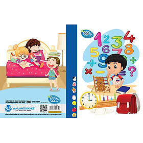 Tập Học Sinh Vanlangbooks 96 trang Định Lượng 100 5 Ôly - Em học toán