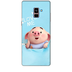 Ốp Lưng Dành Cho Điện Thoại  Samsung Galaxy A8 Plus 2018 Heo Tình Yêu
