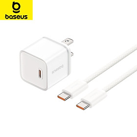 Mua Bộ Baseus GaN5S 1C Sạc Nhanh 20W  (Kèm Cáp C to C 100W Dynamic 3 Series)- Hàng Chính Hãng