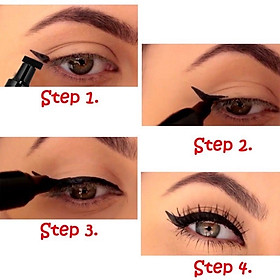Cây bút kẻ mắt nước có  2 đầu,  chống thấm nước , mau ,nhanh khô  tự nhiên ,lâu trôi vô cùng tiện lợi