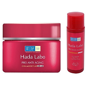 Kem Dưỡng Chuyên Biệt Chống Lão Hóa Hada Labo Pro Anti Aging Cream (50g) + Tặng Dung dịch Hada Labo 40ml