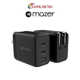 Mua Sạc đa cổng Mazer Infinite.BOOST SuperMINI 2Type-C 1USB PD65W M-GAN65W - Hàng chính hãng