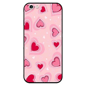 Ốp lưng dành cho iPhone 6 / 6s / 7 / 8 / 7 Plus / 8 Plus / SE 2020 - Tim Hồng Valentine