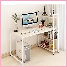 Mua RE0041 Bàn học gỗ 1m - Bàn học gỗ liền kệ sách - Bàn làm việc liền kệ