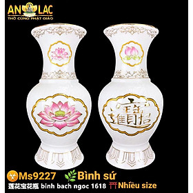 Mua Bộ Sứ Thờ Cúng Gân Nổi Sen Hồng CC BA 5N