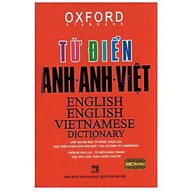 Từ Điển Oxford Anh - Anh - Việt ( Bìa Đỏ Cứng ) ( Tặng Kèm Bút Chì Dễ Thương )