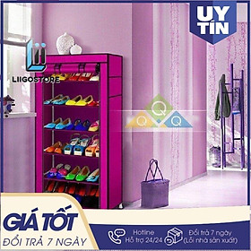 Tủ giày vải 7 tầng 6 ngăn