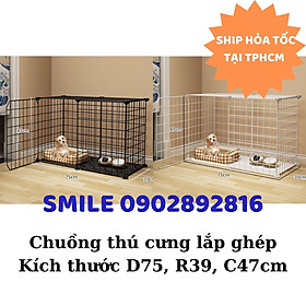 TRỢ GIÁ MẪU CHUỒNG, LỒNG LẮP GHÉP LƯỚI THÉP DÀNH CHO THÚ CƯNG CHÓ MÈO