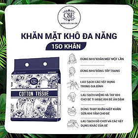 Mua  Khăn Mặt Khô C&E 150 Tờ  Khăn Cotton Hữu Cơ – Khăn Lau Mặt Skincare  Tẩy Trang  Dùng 1 Lần  Mềm Mịn