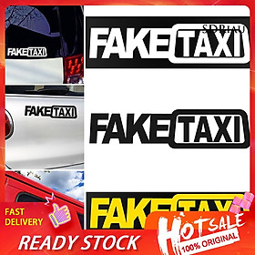 Sticker Chữ Taxi Vui Nhộn Dán Xe Hơi