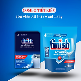 Viên rửa bát Finish All in 1 100 viên - 6 chức năng