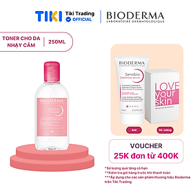 Dung dịch cân bằng, dưỡng ẩm và làm dịu cho da nhạy cảm Bioderma Sensibio Tonique - 250ml