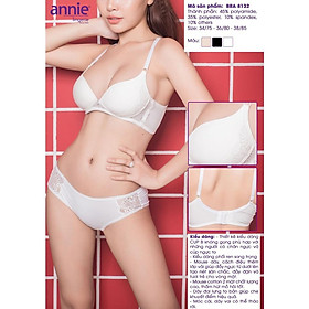 Áo ngực annie, Cup B, nguyên ngực, không gọng, có mút. Mã BXA 8132B
