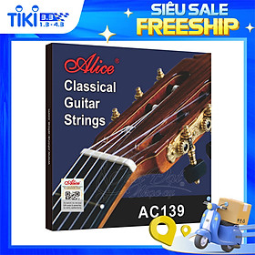 Bộ Dây Đàn Guitar Classic Alice AC139 - Hàng Chính Hãng