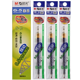 Ruột Bút Thay Thế M&G G-5 (0.5mm) (20 Cây/Hộp) - Xanh Dương