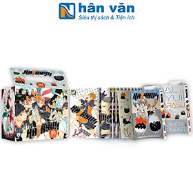 Premium Boxset Haikyu!! – Tập: 1 – 15 (Bộ 15 Cuốn) – Tặng Kèm Bìa Áo Hiệu Ứng UV + Bìa Áo Hiệu Ứng Metalize