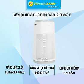 Mua Máy lọc không khí Cuckoo CAC-K1910FW 60W - Hàng Chính Hãng