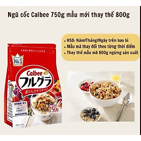 Combo 2 gói Ngũ cốc hoa quả Calbee Furugura Nhật Bản (gói 800g x 2)