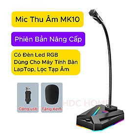 Mua Micro Thu Âm MK10 Lọc Tiếng Ồn Cho Máy Tính Bàn  Laptop  PC Dùng Để Đàm Thoại  Dạy Học Online  Chơi Game - Hàng Nhập Khẩu