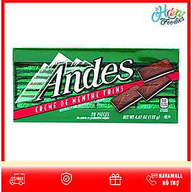 Kẹo Socola Andes Bạc Hà 132g