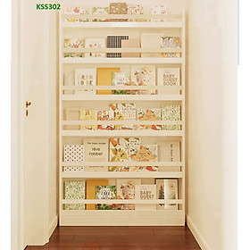 Mua Kệ treo tường đơn giản  Kệ đựng sách báo  Kệ sách tranh mẫu giáo cho bé KST302 - Nội thất lắp ráp Viễn Đông Adv
