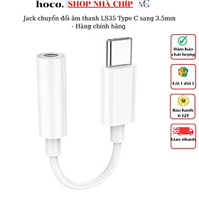 Jack chuyển đổi âm thanh LS35 Type C sang 3.5mm- Hàng chính hãng 