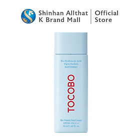 Kem chống nắng thuần chay Tocobo Bio Watery Sun Cream SPF50+ PA++++ 50ml