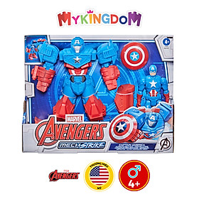 Đồ Chơi MATTEL AVENGERS Mô Hình Captain Dòng Mech Strike Tối Thượng Giáp 8 Inch F1669